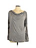 Apt. 9 100% Rayon Gray Long Sleeve Top Size XL - photo 1