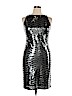 Lauren by Ralph Lauren 100% Polyester Silver Cocktail Dress Size 14 - photo 1