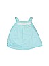 Carter's 100% Cotton Blue Sleeveless Top 0-3 MO / 3 MO - photo 1