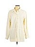 Elisabeth by Liz Claiborne Ivory Long Sleeve Button-Down Shirt Size 16 - photo 1