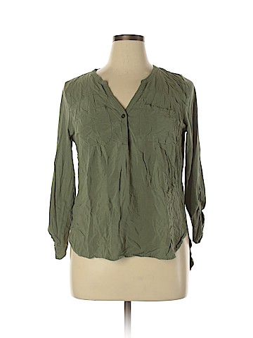Merona Long Sleeve Blouse (view 1)