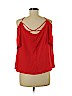 BP. 100% Polyester Red Short Sleeve Blouse Size M - photo 2