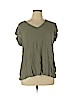 Buffalo by David Bitton 100% Viscose Green Short Sleeve Top Size XXL - photo 1