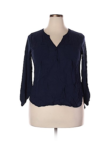 Merona Long Sleeve Blouse (view 1)