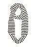 Unbranded Stripes White Scarf One size - photo 1
