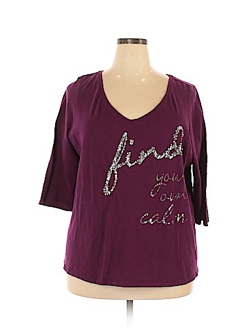 Lane Bryant 3/4 Sleeve Top (view 1)