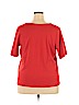 Lane Bryant 100% Cotton Red Short Sleeve T-Shirt Size 22 - 24 Plus - photo 2