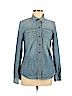 Lucky Brand 100% Cotton Blue Long Sleeve Button-Down Shirt Size M - photo 1