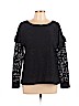 Juicy Couture 100% Polyester Black Long Sleeve Top Size L - photo 1