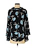 Ellen Tracy 100% Polyester Black Long Sleeve Blouse Size S - photo 1