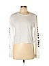 Kendall & Kylie 100% Cotton White Long Sleeve T-Shirt Size L - photo 1