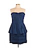 BCBGMAXAZRIA Blue Cocktail Dress Size 12 - photo 1