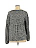 New Directions Gray Long Sleeve Top Size XL - photo 2
