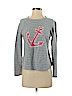 Crown & Ivy 100% Cotton Gray Sweatshirt Size S (petite) - photo 1