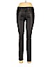 Almost Famous Black Faux Leather Pants Size 7 - photo 1