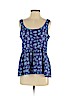 American Eagle Outfitters 100% Polyester Blue Sleeveless Blouse Size S - photo 1