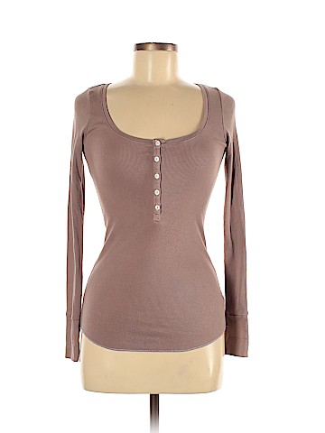 American Eagle Outfitters Long Sleeve Henley (view 1)