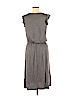 Ann Taylor LOFT Gray Casual Dress Size M (petite) - photo 2