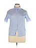 Assorted Brands Blue Short Sleeve Button-Down Shirt Size XL - photo 1
