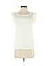 Ann Taylor Factory 100% Cotton Ivory Short Sleeve Top Size S (petite) - photo 1