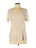 Painted Threads Ivory Short Sleeve Top Size M - photo 1