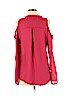 Assorted Brands 100% Polyester Burgundy Long Sleeve Blouse Size 1 - photo 2