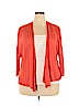 Nic + Zoe Orange Cardigan Size 2X - photo 1