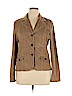 Villager 100% Cotton Tan Blazer Size 16 - photo 1