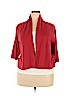 Nic + Zoe Red Cardigan Size 2X - photo 1