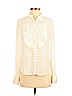 Free People 100% Polyester Ivory Long Sleeve Blouse Size XS - photo 1