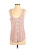 Paige 100% Linen Pink Tank Top Size S - photo 1