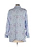 J.jill 100% Linen Blue Long Sleeve Button-Down Shirt Size L (petite) - photo 2