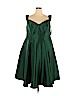 David's Bridal 100% Polyester Green Cocktail Dress Size 22 - photo 1