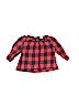 Baby Gap 100% Cotton Plaid Red 3/4 Sleeve Top Size 18-24 mo - photo 1