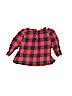 Baby Gap 100% Cotton Plaid Red 3/4 Sleeve Top Size 18-24 mo - photo 2