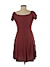 Charlotte Russe 100% Rayon Burgundy Casual Dress Size M - photo 2