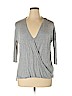 Skylar + Jade 100% Rayon Gray Long Sleeve Top Size XL - photo 1