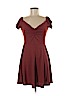 Charlotte Russe 100% Rayon Burgundy Casual Dress Size M - photo 1