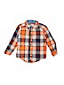 Carter's 100% Cotton Orange Long Sleeve Button-Down Shirt Size 3T - photo 1
