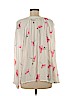 Lucky Brand Ivory Long Sleeve Blouse Size M - photo 2