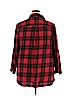 Faded Glory Plus 100% Cotton Red Long Sleeve Button-Down Shirt Size 2X - photo 2