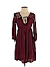 American Eagle Outfitters 100% Viscose Burgundy Casual Dress Size XS - photo 1