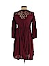 American Eagle Outfitters 100% Viscose Burgundy Casual Dress Size XS - photo 2