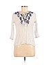 Raga 100% Viscose White 3/4 Sleeve Top Size M - photo 1