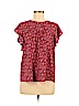 Monteau Red Short Sleeve Blouse Size M - photo 1