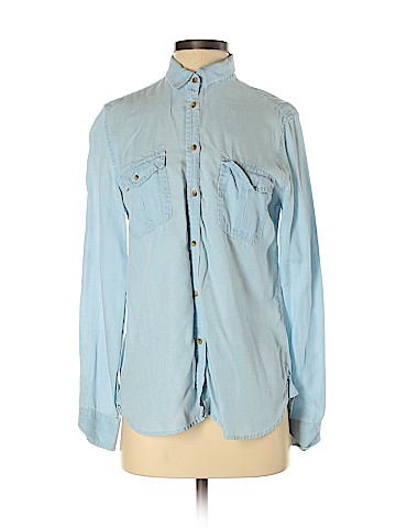 American Eagle Outfitters Long Sleeve Button-Down Shirt (view 1)