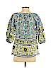 Joie 100% Cotton Green 3/4 Sleeve Top Size S - photo 2