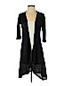 Aqua 100% Acrylic Black Cardigan Size S - photo 1