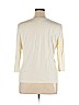 Coldwater Creek Ivory 3/4 Sleeve Top Size XL - photo 2