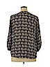 Pixley 100% Polyester Black 3/4 Sleeve Blouse Size XL - photo 2